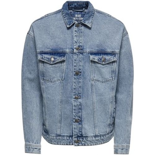 Veste ONSRICK LIGHT BLEACHED 6723 DENIM JACHE' - Only & Sons - Modalova