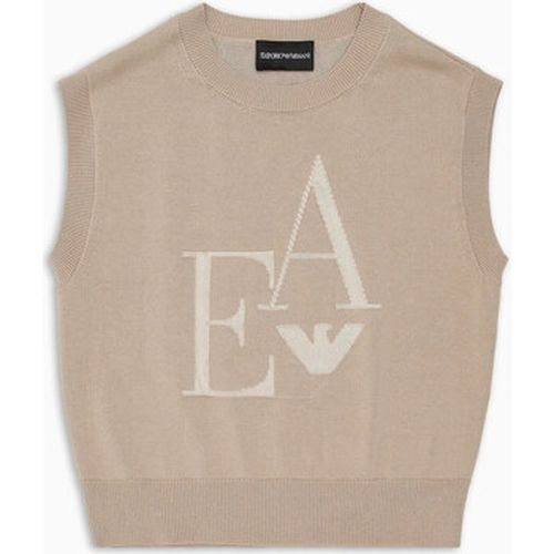 Jeans 3/4 & 7/8 EMPORIO ARMANI GILET MAXI LOGO JACQUARD Art. 3D4M51 - Armani jeans - Modalova