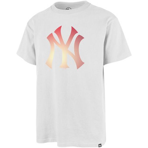 T-shirt 47 TEE MLB NEWYORK YANKEES ECHO WHITE WASH - '47 Brand - Modalova