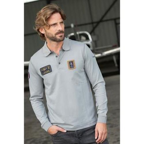 Polo PO1835P192 34389 STONE GRAY - Aeronautica Militare - Modalova