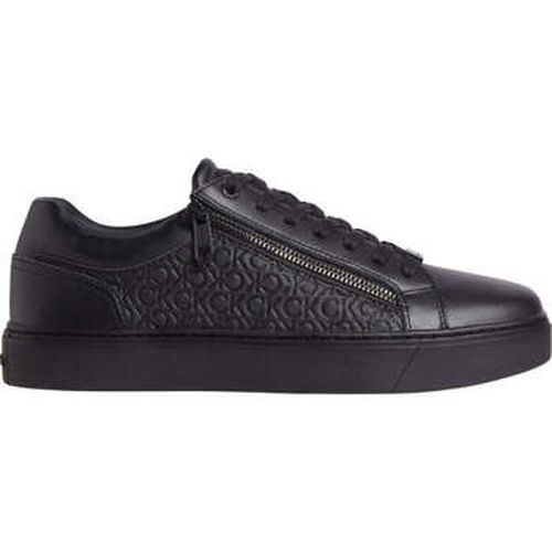 Baskets basses low top lace up leisure triple black mono - Calvin Klein Jeans - Modalova