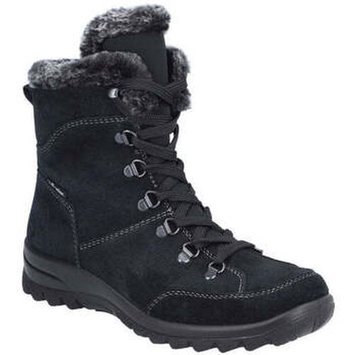 Bottines black casual closed ladies mid height boots - Rieker - Modalova