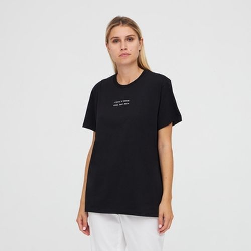 T-shirt T-shirt en coton avec écriture contrastée - Erika Cavallini - Modalova