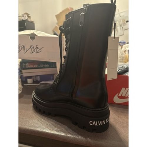 Bottines Boot laceup flatform mid - Calvin Klein Jeans - Modalova