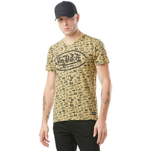 T-shirt T-shirt col v imprimé en coton Tyron - Von Dutch - Modalova