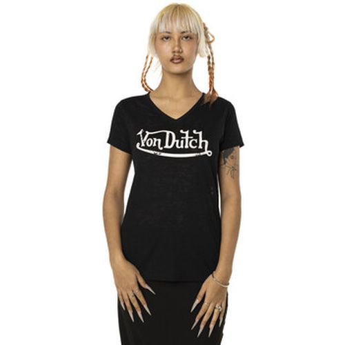 T-shirt T-shirt en col v avec print devant Classic - Von Dutch - Modalova