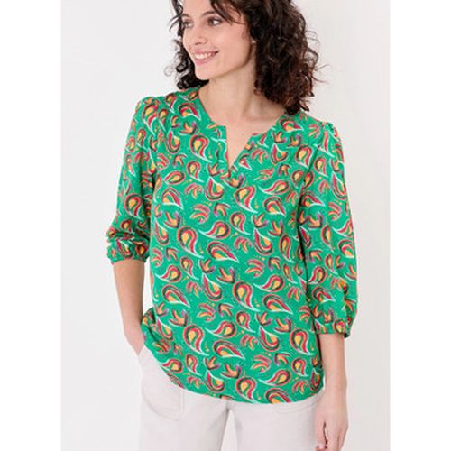 Blouses Top fluide manches 3/4 en viscose imprimée HORACIO - La Fiancee Du Mekong - Modalova