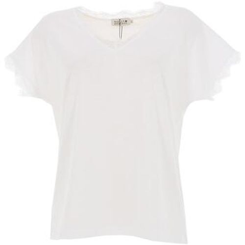 T-shirt Knitted tee offwhite - Molly Bracken - Modalova