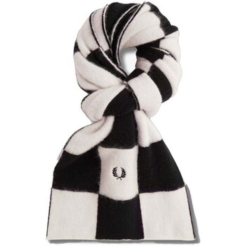 Echarpe Fp Chequerboard Lambswool Scarf - Fred Perry - Modalova