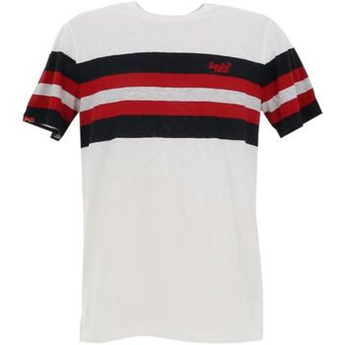 T-shirt Essential stripe tee white - Superdry - Modalova