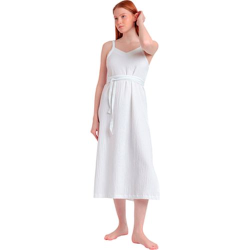 Robe Robe estivale mi-longue fines bretelles Linen Style - Admas - Modalova