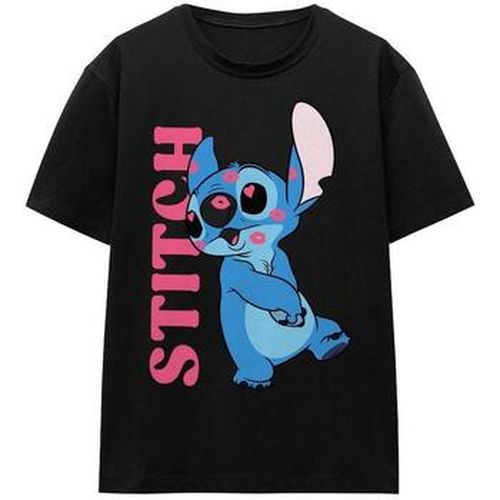 T-shirt Covered In Kisses - Lilo & Stitch - Modalova