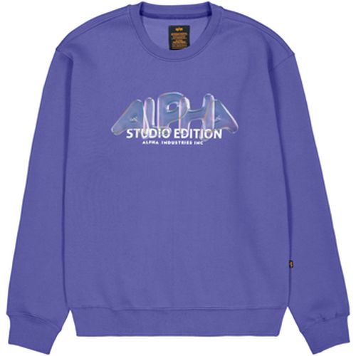Sweat-shirt Studio Edition Vibe Sweatshirt - night purple - Alpha Industries - Modalova