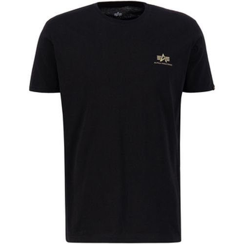 T-shirt Backprint T-Shirt Camo Print - black/woodland - Alpha Industries - Modalova