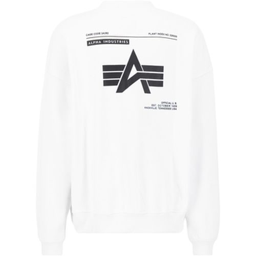 Sweat-shirt Logo Backprint Sweatshirt - white - Alpha Industries - Modalova