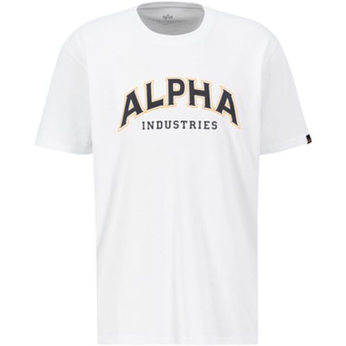 T-shirt College T-Shirt - white - Alpha Industries - Modalova