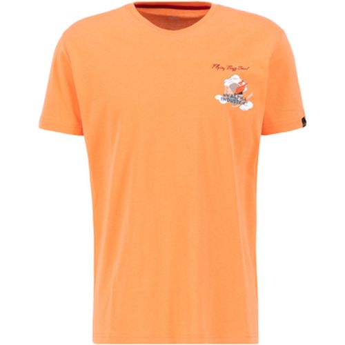 T-shirt Flying Buzz SL T-Shirt - tangerine - Alpha Industries - Modalova