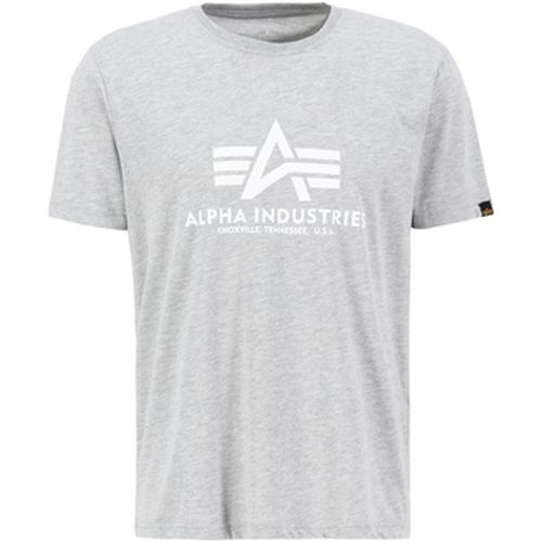 T-shirt Basic T-Shirt BL - greyheather/white - Alpha Industries - Modalova