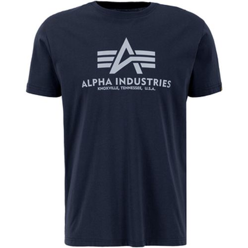 T-shirt Basic T-Shirt Refl. Print - rep.blue - Alpha Industries - Modalova