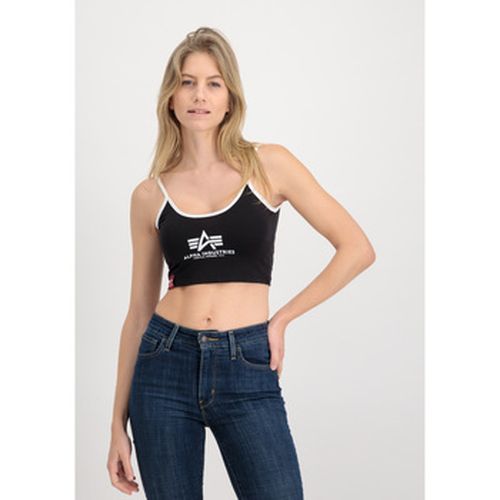 T-shirt Basic ML Cropped Tank Top Wmn - black - Alpha Industries - Modalova