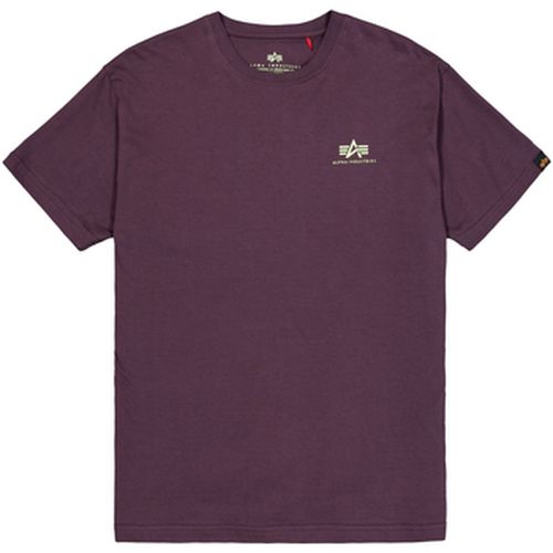 T-shirt Basic T-Shirt SL - Plum - Alpha Industries - Modalova