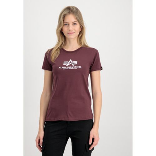 T-shirt New Basic T-Shirt BL W - deep maroon - Alpha Industries - Modalova