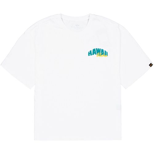 T-shirt Hawaii Aloha Backprint T-Shirt - white - Alpha Industries - Modalova