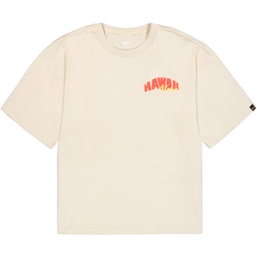 T-shirt Hawaii Aloha Backprint T-Shirt - vintage white - Alpha Industries - Modalova
