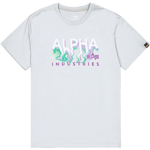 T-shirt Nebula T-Shirt - pastel grey - Alpha Industries - Modalova