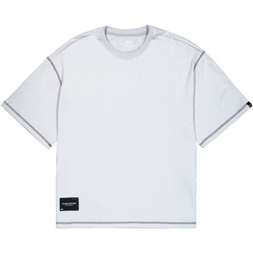 T-shirt Studio Bubble Backprint T-Shirt - pastel grey - Alpha Industries - Modalova