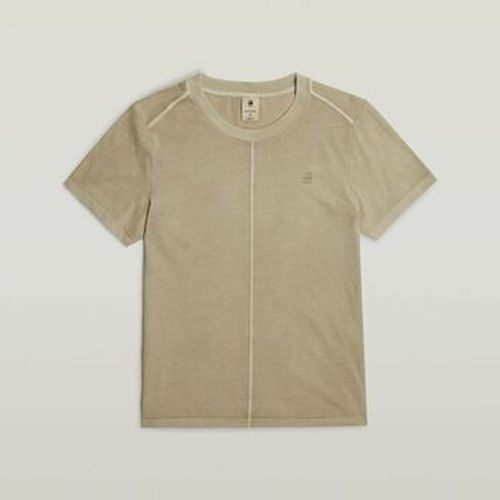 T-shirt D24499-B059 OVERDYED FRONT SEAM TOP-H037 LIGHT TOGGEE - G-Star Raw - Modalova