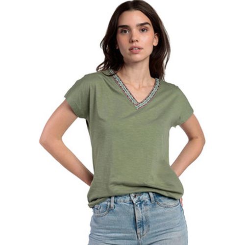 Blouses T-shirt manches courtes col V Mexico - Admas - Modalova