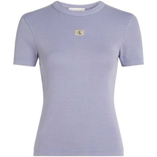 T-shirt Washed Woven Label R - Ck Jeans - Modalova