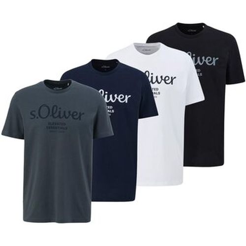 T-shirt T-shirt Paquet de 4 Logo T-Shirt - S.Oliver - Modalova