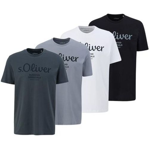 T-shirt T-shirt Paquet de 4 Logo T-Shirt - S.Oliver - Modalova