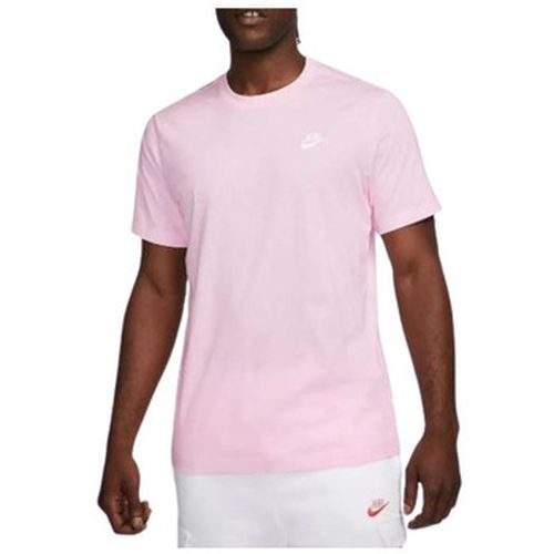 T-shirt M NSW CLUB TEE - PINK FOAM /WHITE - M - Nike - Modalova