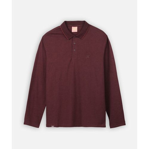 Polo Polo manches longues texture NAVAL - Oxbow - Modalova