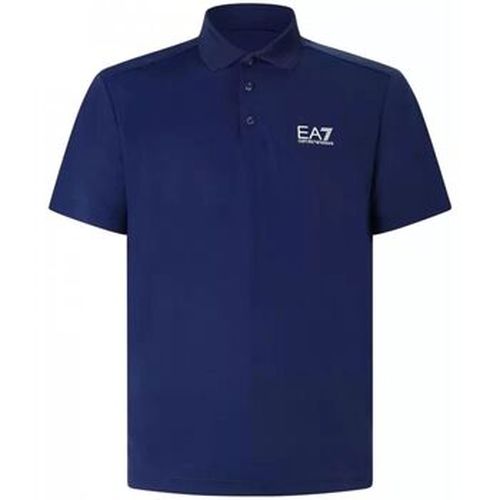 Polo 7M000180 AF13530-UB107 MEDIEVAL BLUE - Emporio Armani EA7 - Modalova