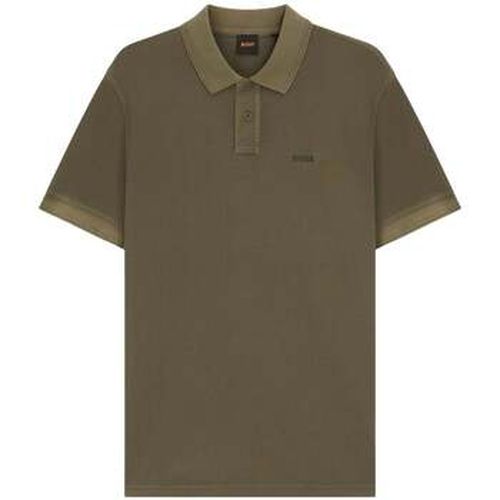 Polo Prime Cotton Pique Polo Shirt Open Green - BOSS - Modalova