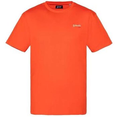 T-shirt Schott TSCREW.EMB - Schott - Modalova