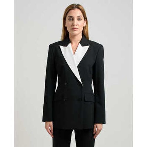 Veste Blazer Azuna avec revers contrastés - BOSS - Modalova