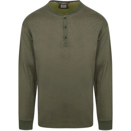 Sweat-shirt Longsleeve Henley T-Shirt Olive - Scotch & Soda - Modalova