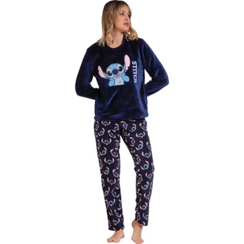 Pyjamas / Chemises de nuit Pyjama tenue pantalon top manches longues Stitch Faces Disney - Admas - Modalova