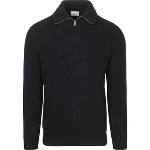 Sweat-shirt Pullover Half Zip Laine Marine - Profuomo - Modalova