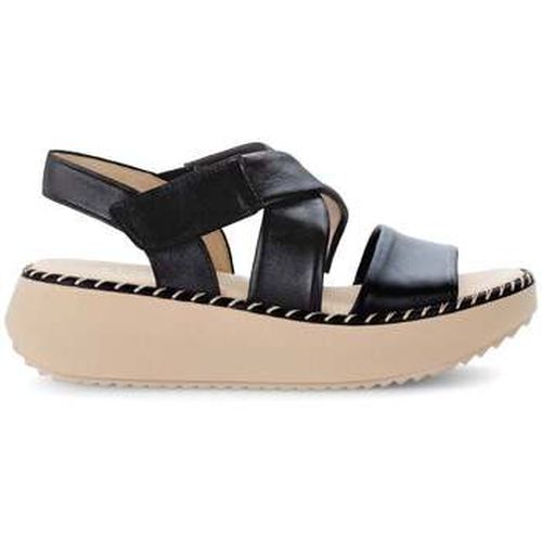 Sandales Sandale en cuir lisse à talon compensé - Gabor - Modalova