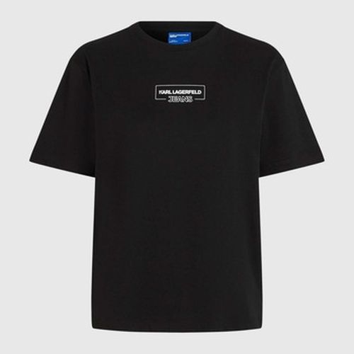 T-shirt KLJ REG OUTLINE LOGO TEE - Karl Lagerfeld - Modalova
