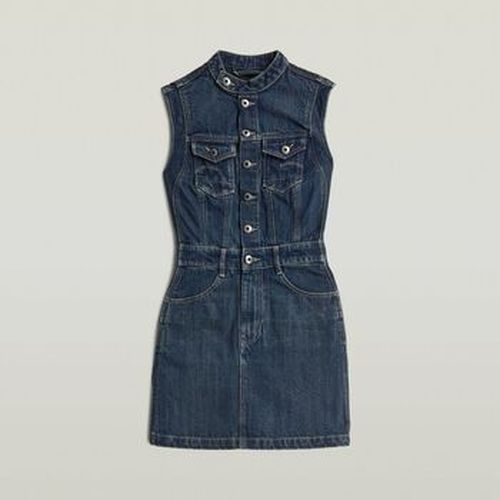 Robe courte D27698 D577 MOTO SLIM DRESS S\L-H555 ANTIQUE FADED TWISTER - G-Star Raw - Modalova