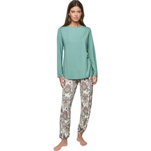 Pyjamas / Chemises de nuit Pyjama pantalon top manches longues P109 CACHEMIRE BAMBOO - Selmark - Modalova