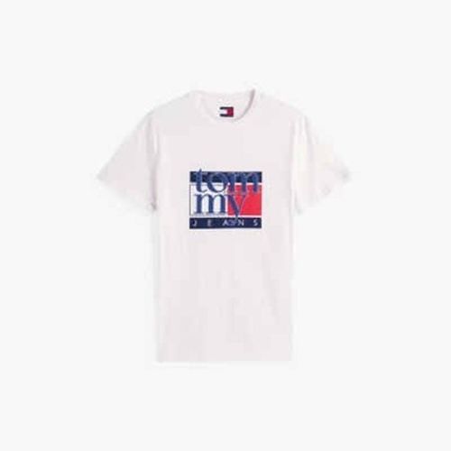 T-shirt TJM SLIM RWB FLAG TEE EX - Tommy Jeans - Modalova