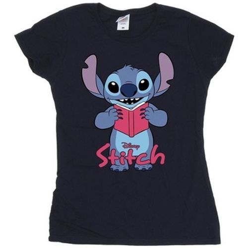 T-shirt Reading Standing - Lilo & Stitch - Modalova